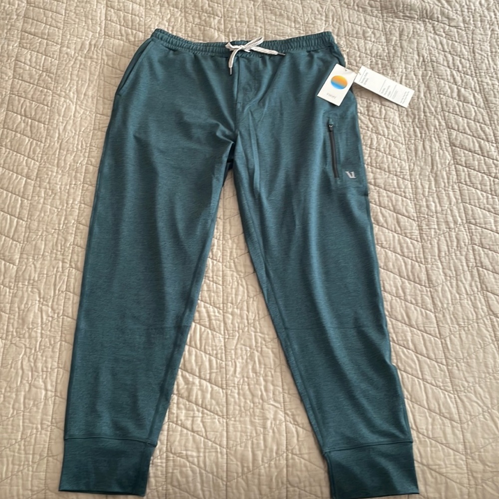 Vuori Sunday Performance Joggers - Large - Heather grey